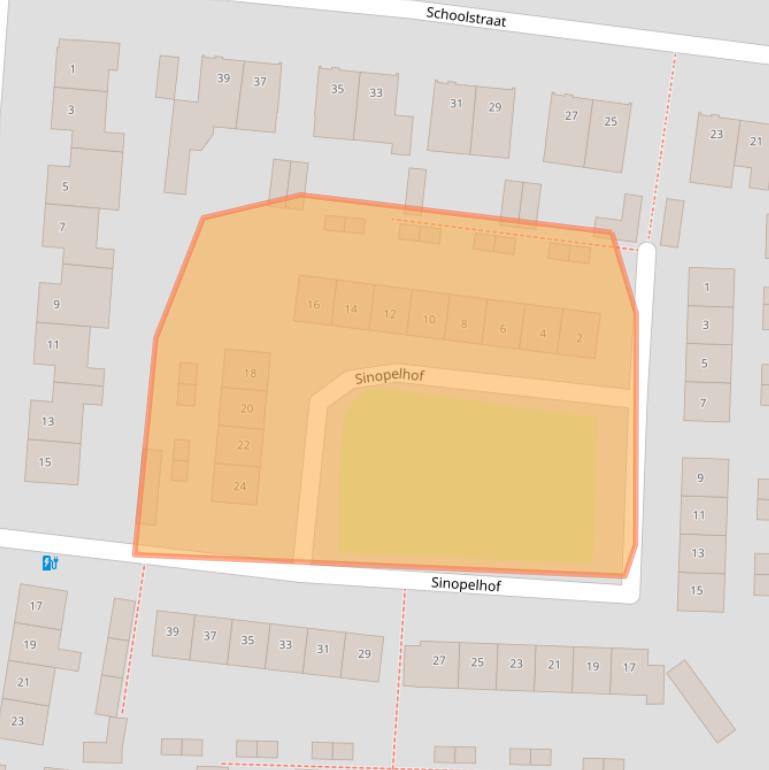 Kaart van postcodegebied 4841VP.