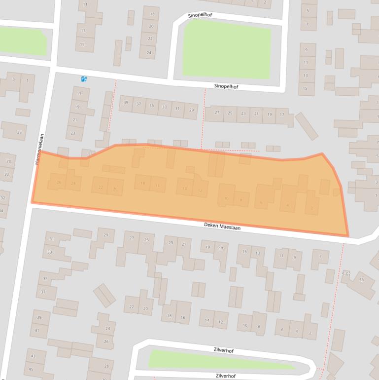 Kaart van postcodegebied 4841VS.
