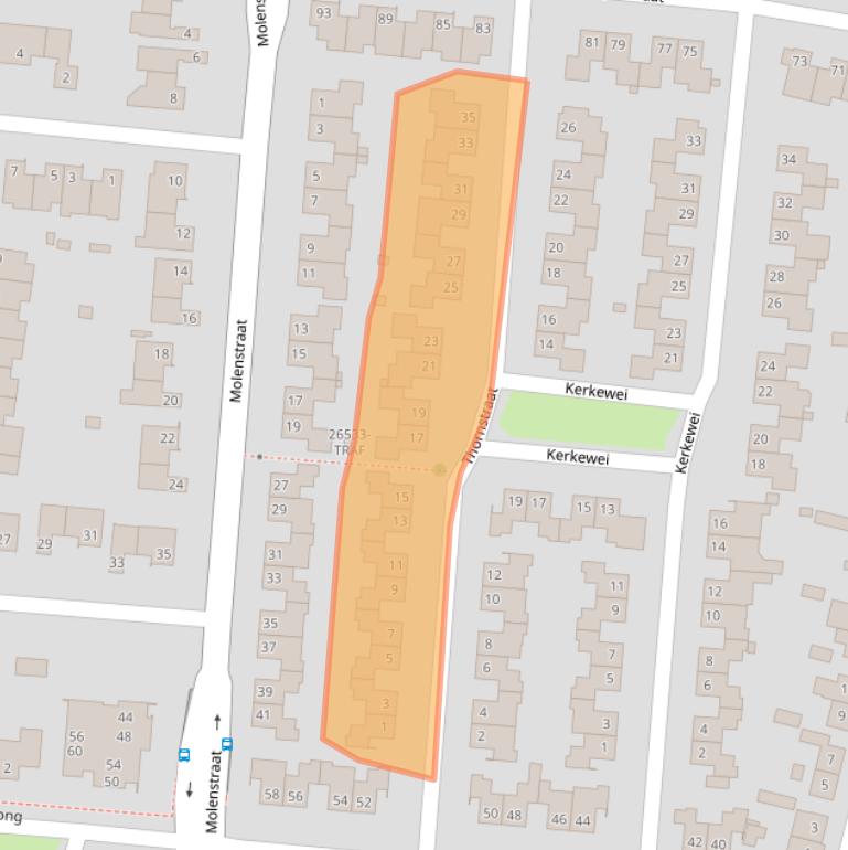Kaart van postcodegebied 4841XT.