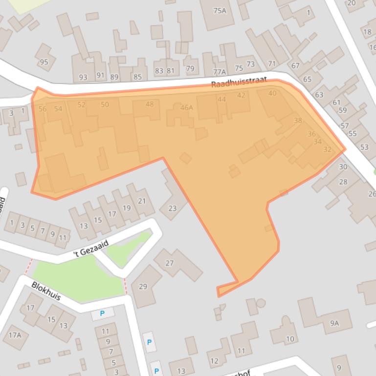 Kaart van postcodegebied 4844AE.