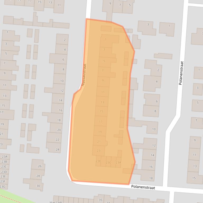 Kaart van postcodegebied 4844BC.