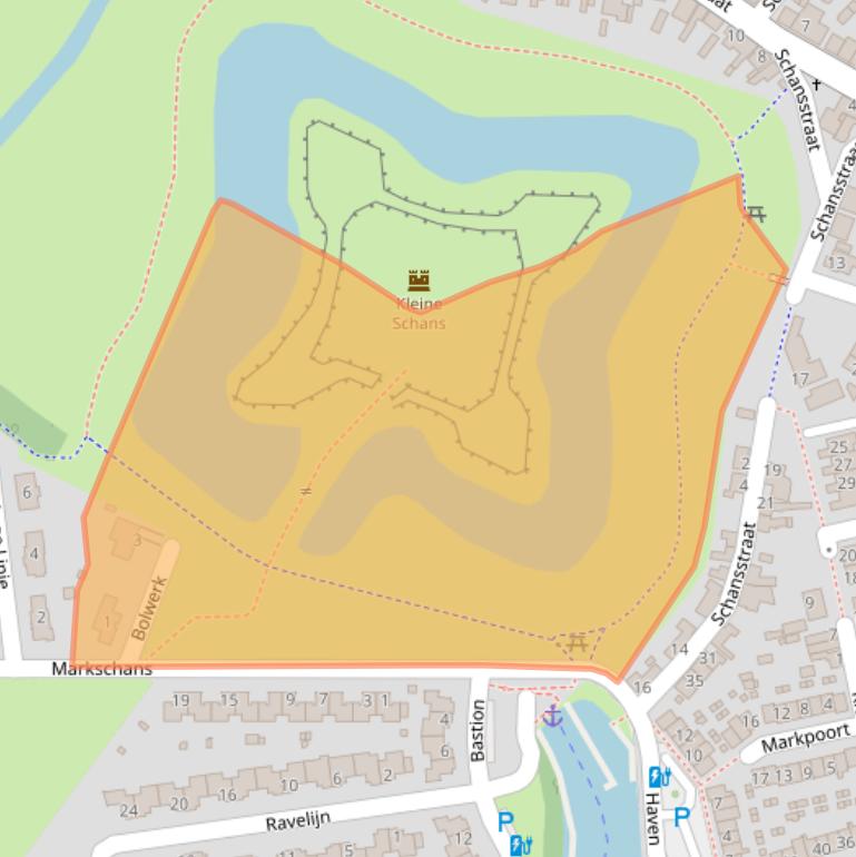 Kaart van postcodegebied 4844BR.