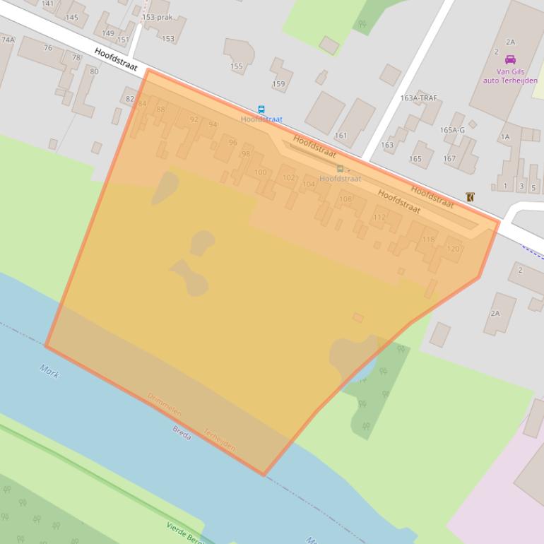 Kaart van postcodegebied 4844CH.