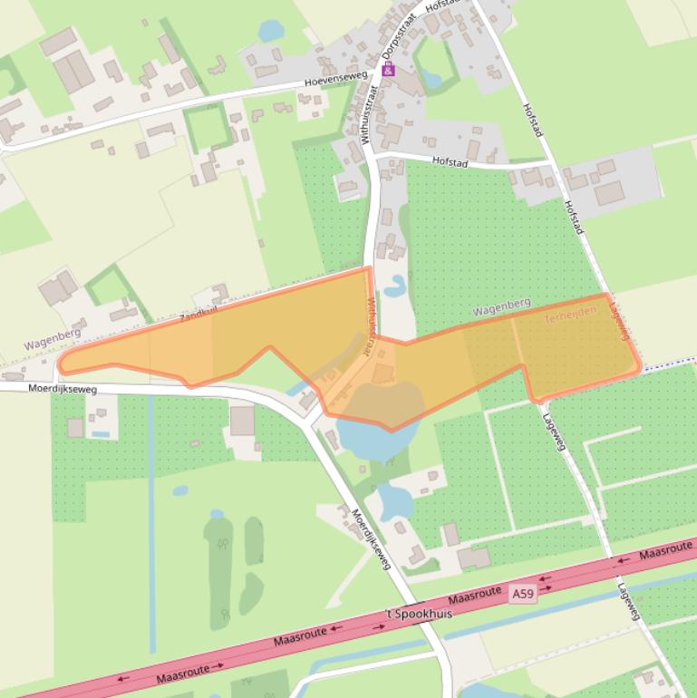 Kaart van postcodegebied 4844GA.