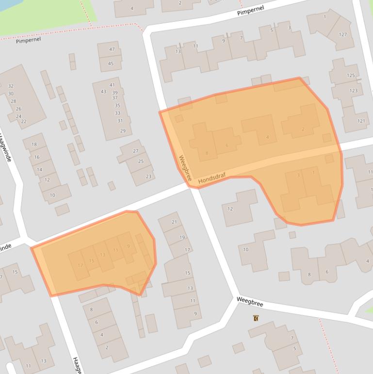 Kaart van postcodegebied 4844HD.