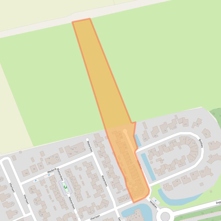 Kaart van postcodegebied 4844HH.