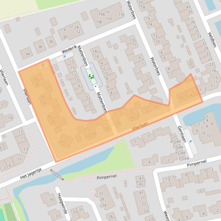 Kaart van postcodegebied 4844HK.