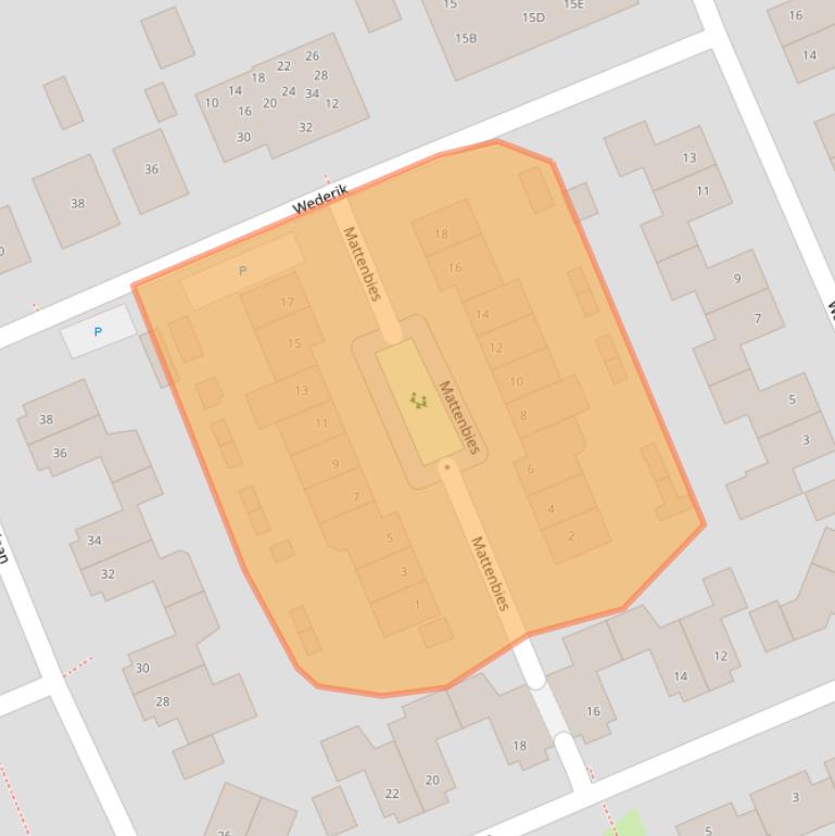 Kaart van postcodegebied 4844HP.