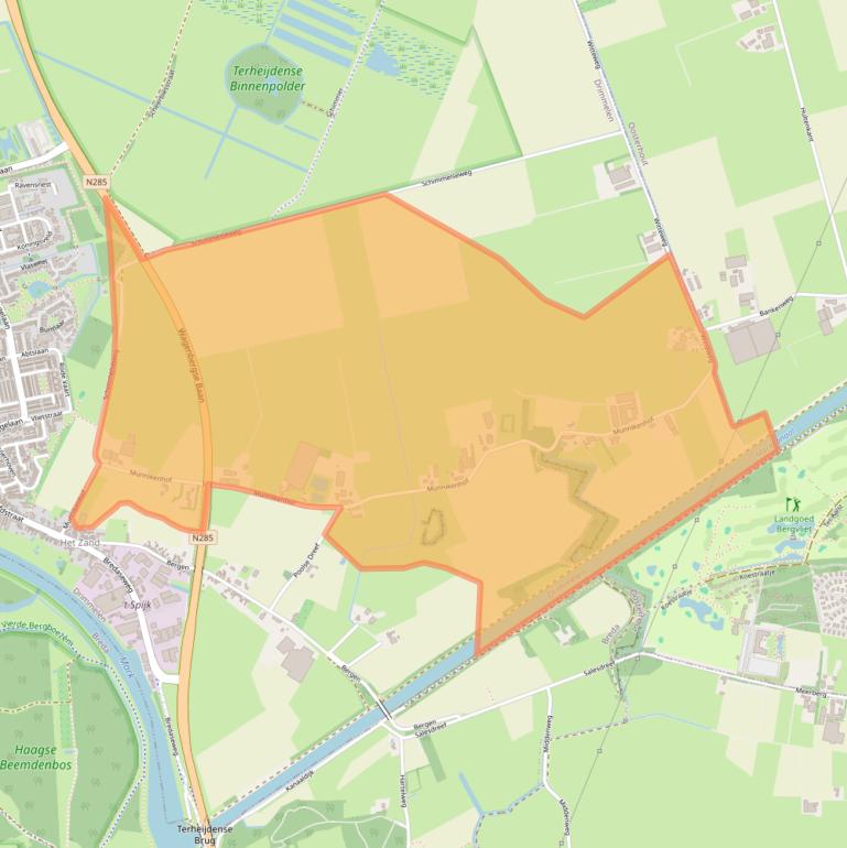 Kaart van postcodegebied 4844PK.