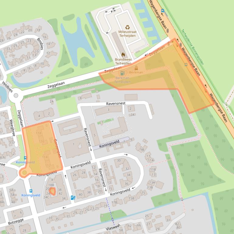 Kaart van postcodegebied 4844SK.