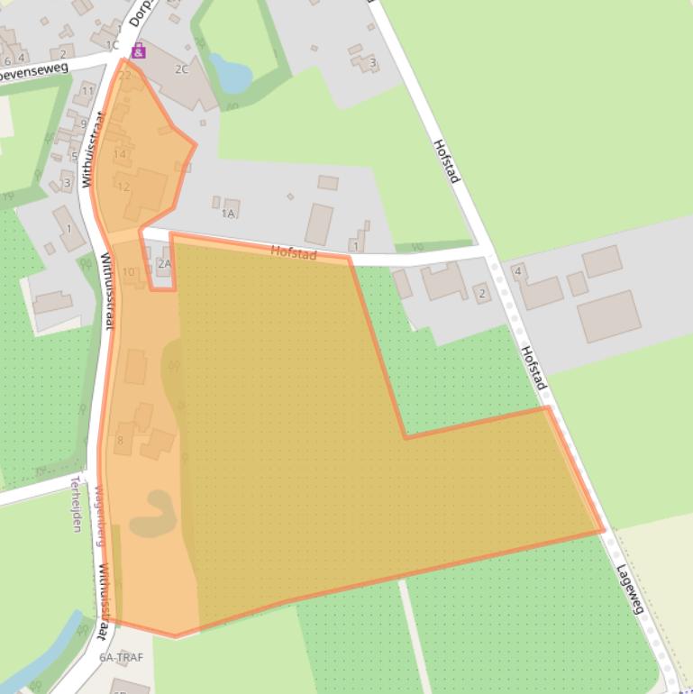 Kaart van postcodegebied 4845CA.