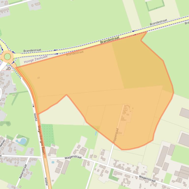 Kaart van postcodegebied 4845CZ.