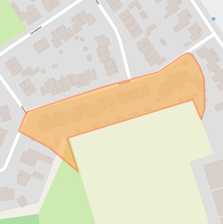 Kaart van postcodegebied 4845EN.