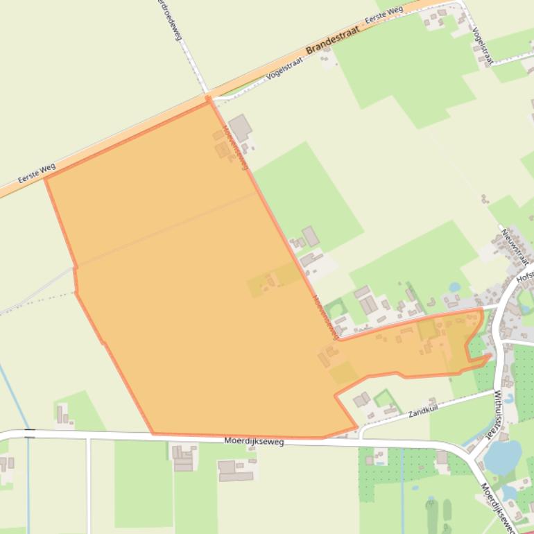 Kaart van postcodegebied 4845PC.