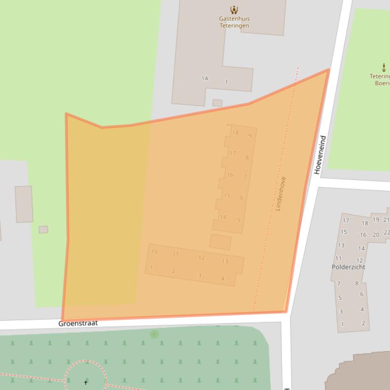 Kaart van postcodegebied 4847AH.