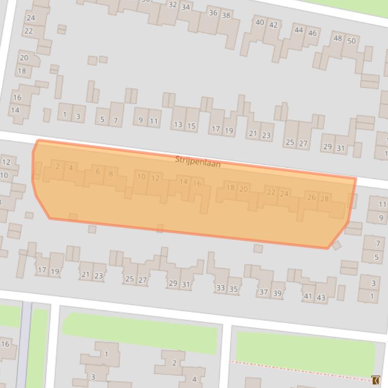 Kaart van postcodegebied 4847AW.