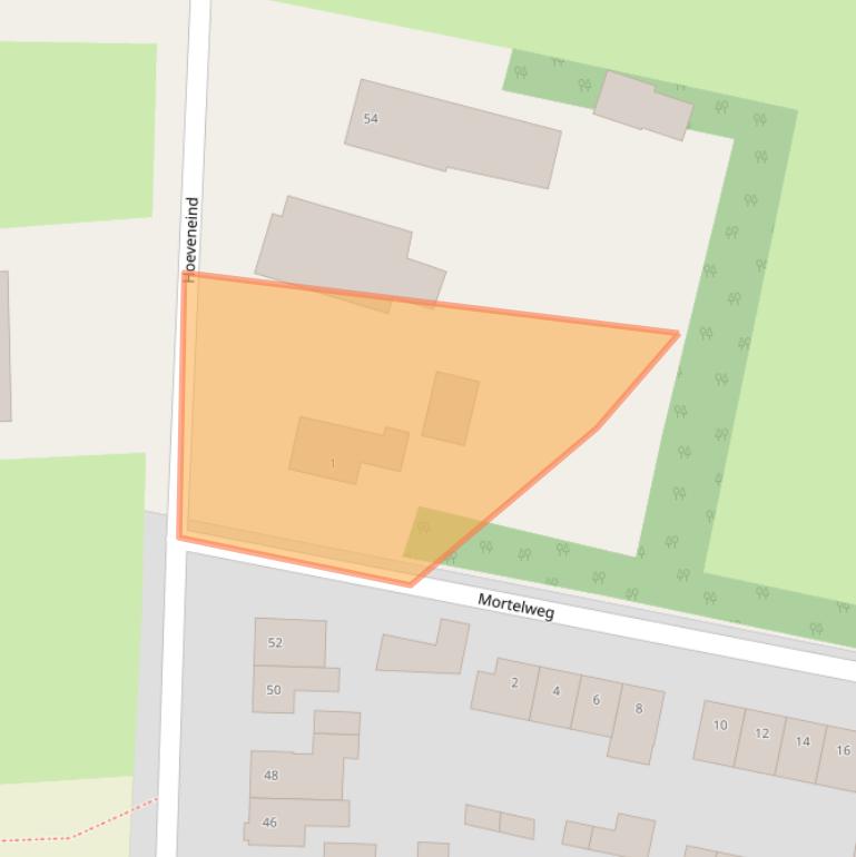 Kaart van postcodegebied 4847BA.