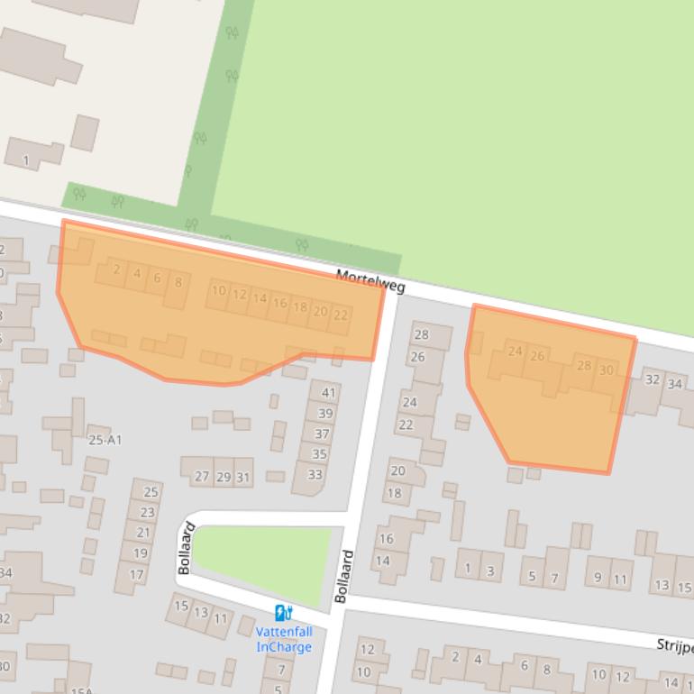 Kaart van postcodegebied 4847BB.