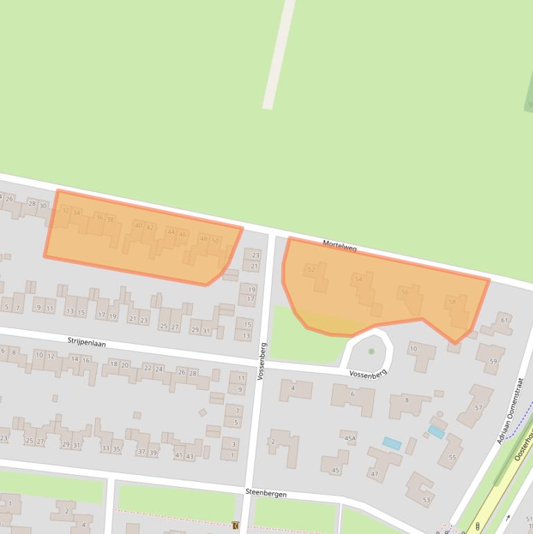 Kaart van postcodegebied 4847BC.