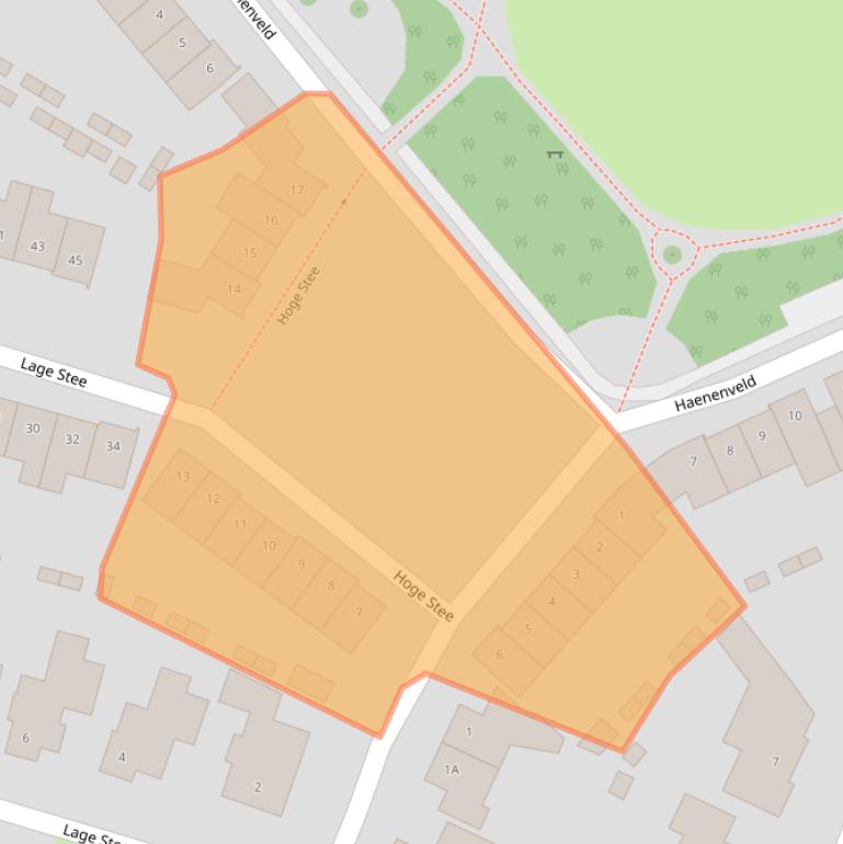 Kaart van postcodegebied 4847BG.