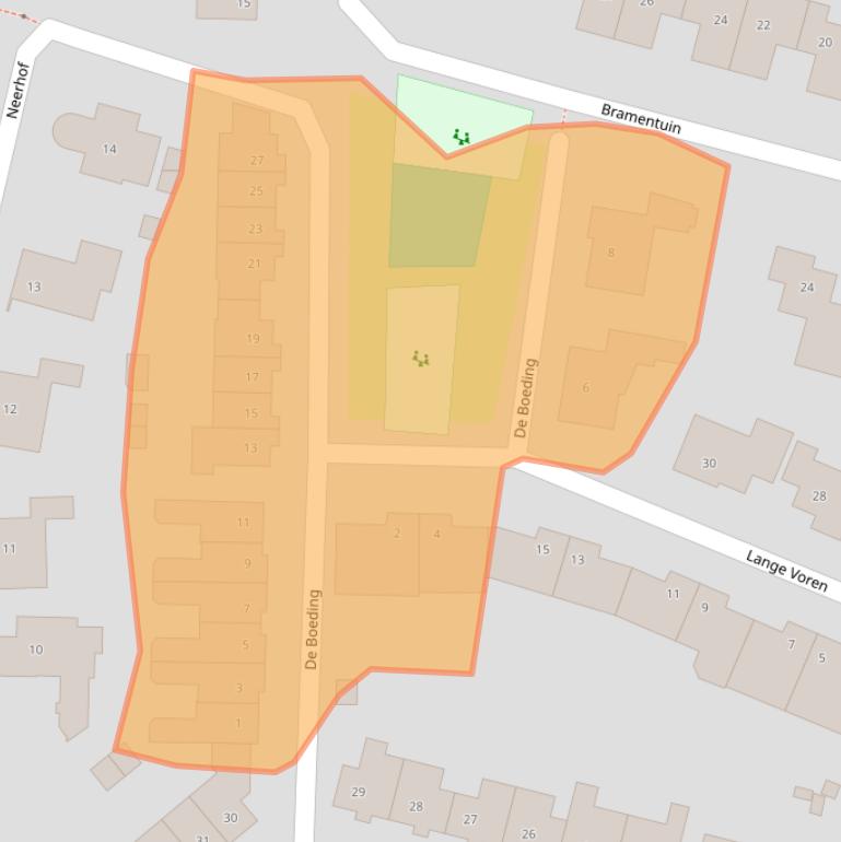 Kaart van postcodegebied 4847BP.