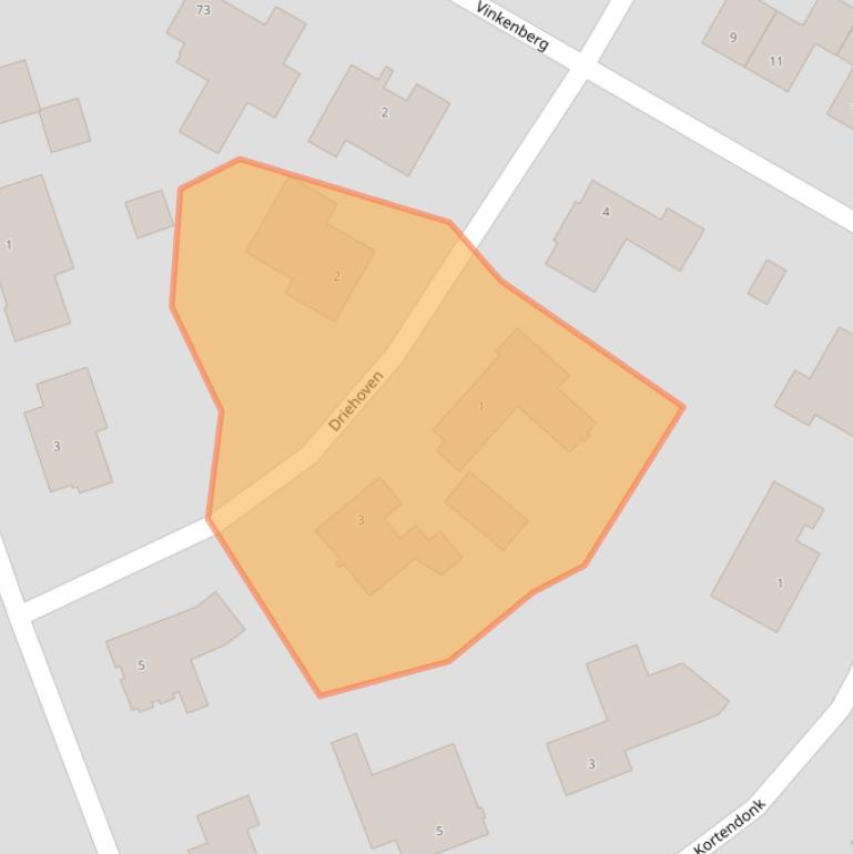 Kaart van postcodegebied 4847CL.