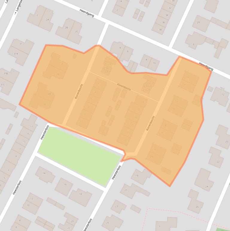 Kaart van postcodegebied 4847EA.