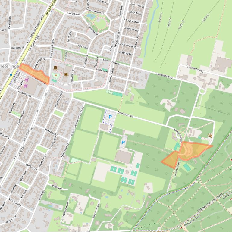 Kaart van postcodegebied 4847EH.