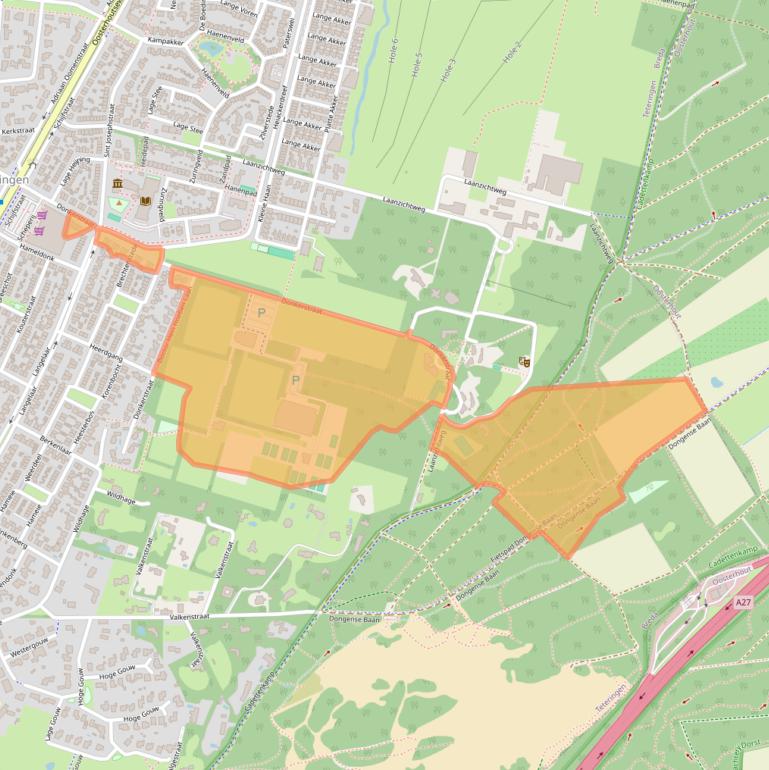 Kaart van postcodegebied 4847EJ.