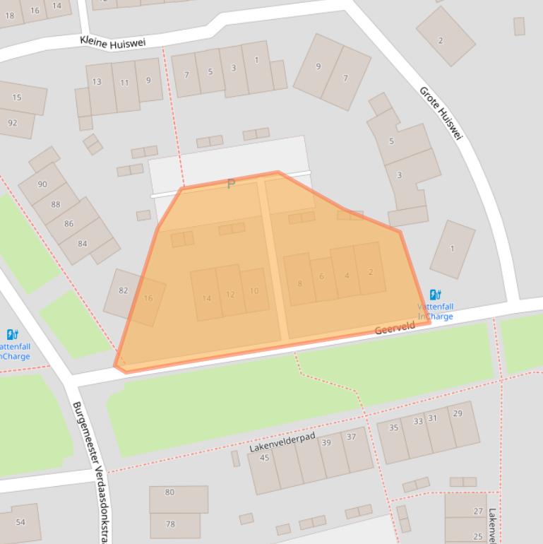 Kaart van postcodegebied 4847GC.