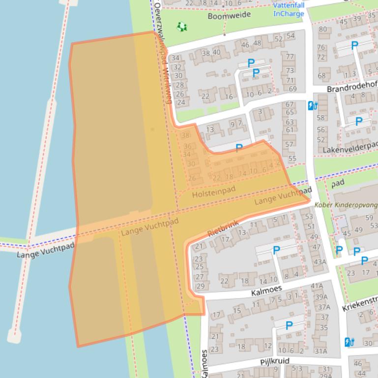 Kaart van postcodegebied 4847GK.