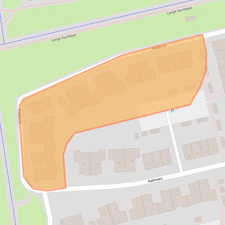 Kaart van postcodegebied 4847GM.
