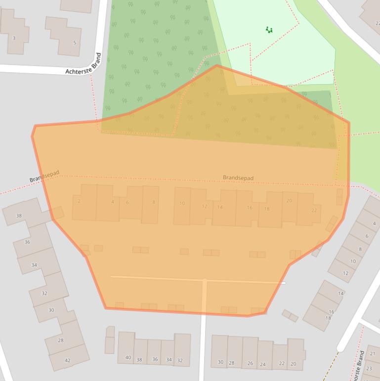Kaart van postcodegebied 4847GX.