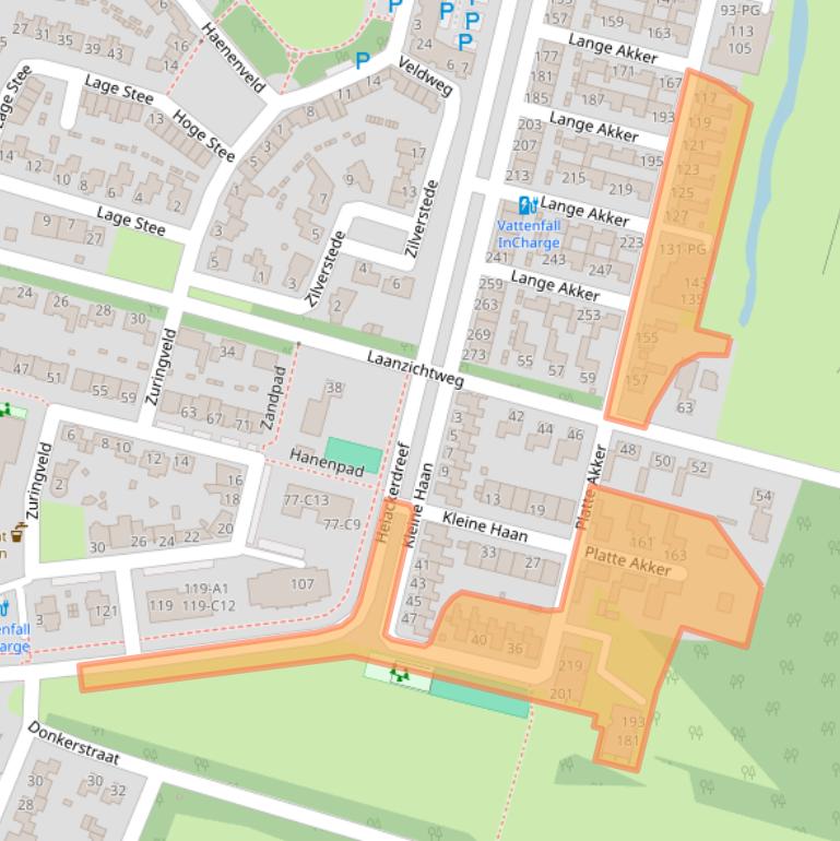 Kaart van postcodegebied 4847KP.