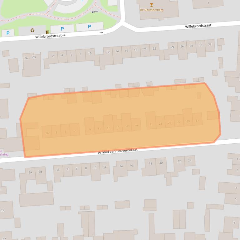 Kaart van postcodegebied 4847RG.