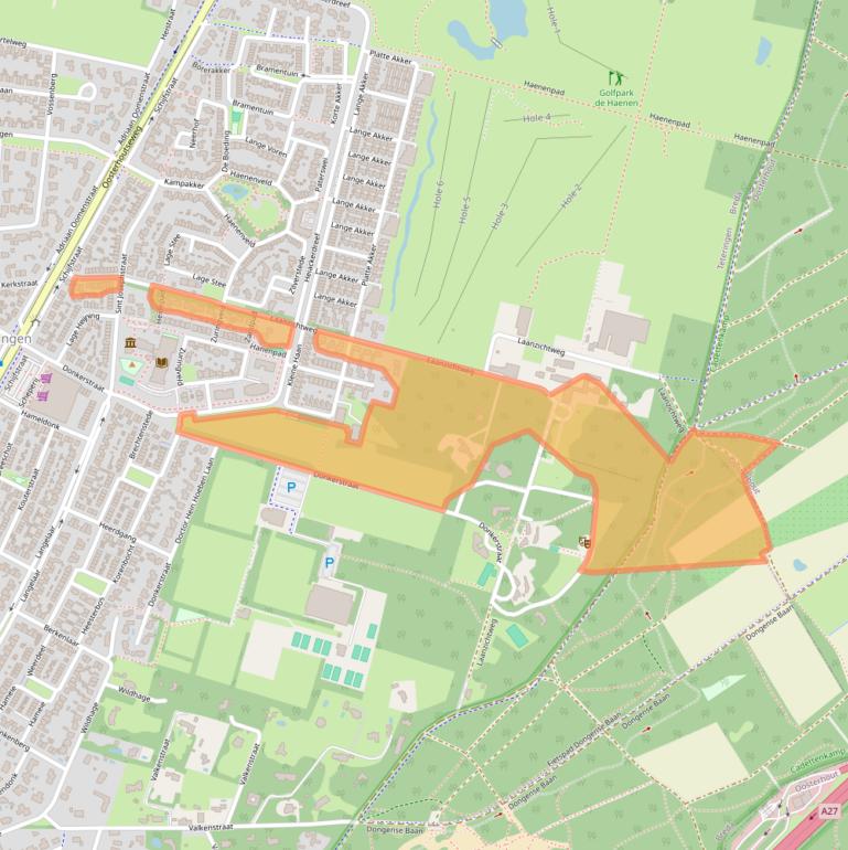 Kaart van postcodegebied 4847SJ.
