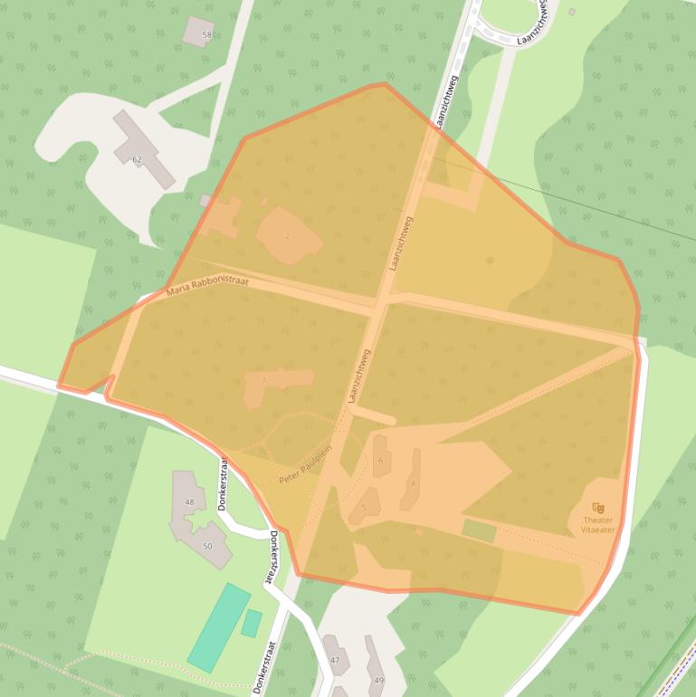 Kaart van postcodegebied 4847SK.