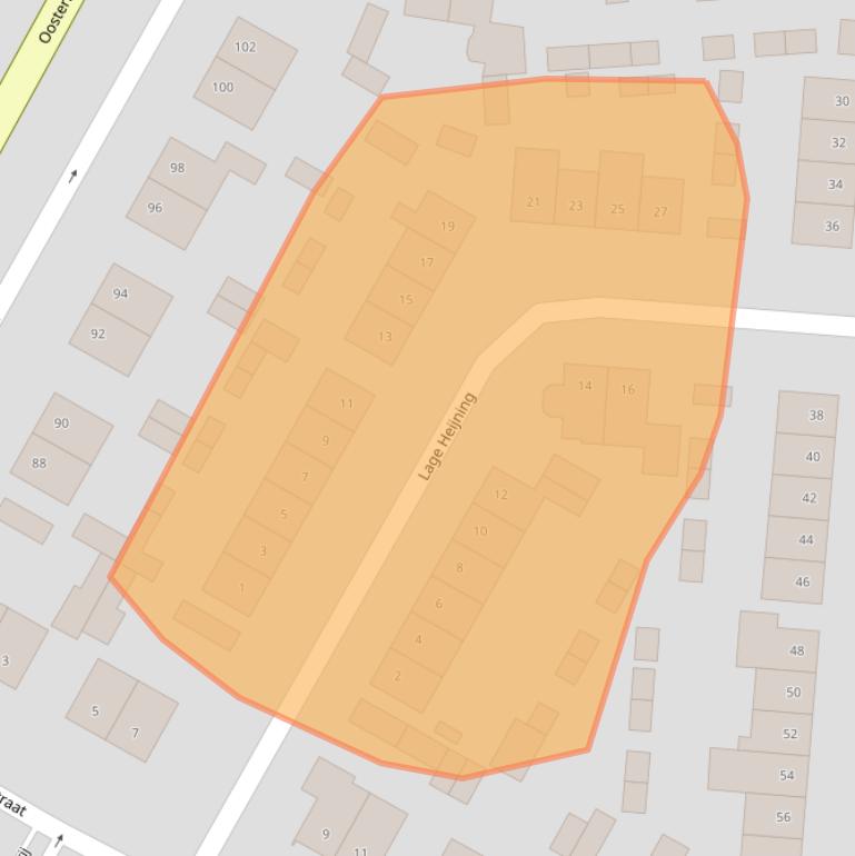 Kaart van postcodegebied 4847SL.