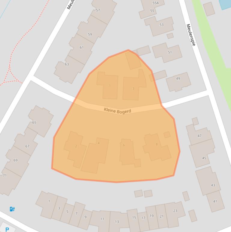 Kaart van postcodegebied 4847TR.