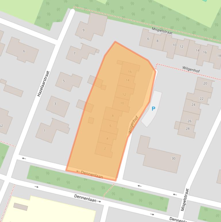 Kaart van postcodegebied 4849AV.