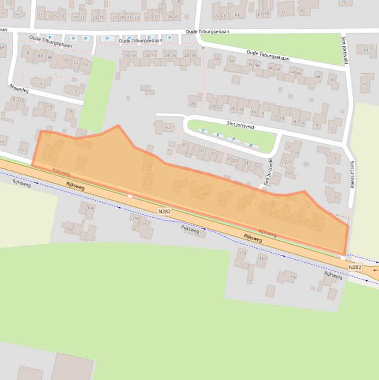 Kaart van postcodegebied 4849BP.