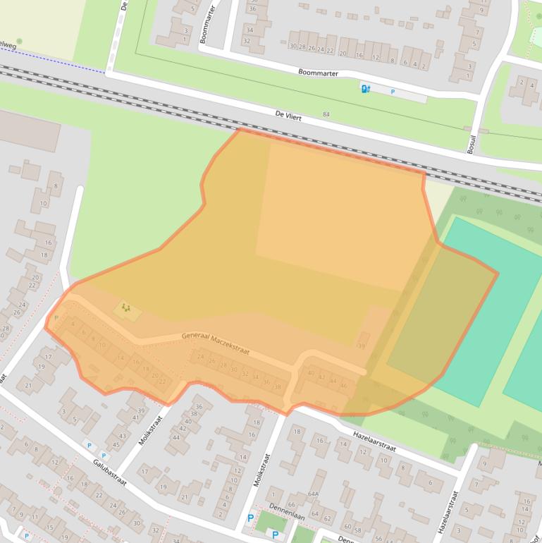 Kaart van postcodegebied 4849CC.