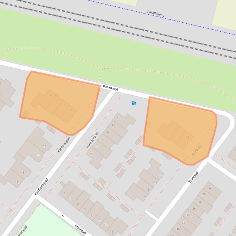 Kaart van postcodegebied 4849CT.