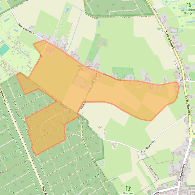 Kaart van postcodegebied 4849RC.