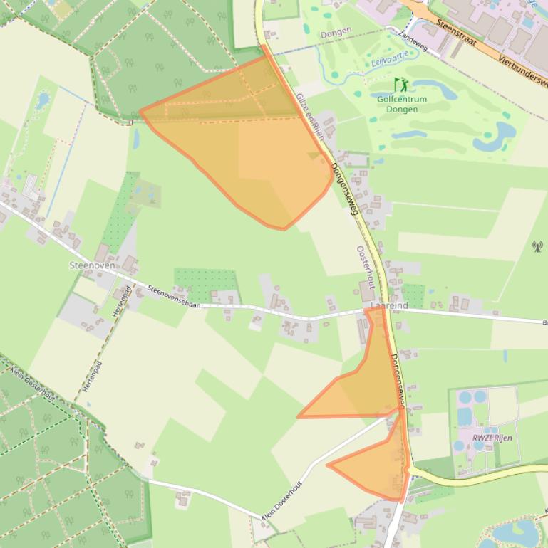 Kaart van postcodegebied 4849RE.