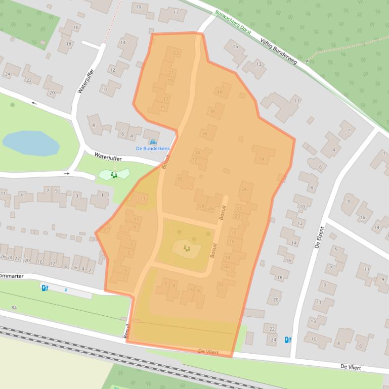 Kaart van postcodegebied 4849RM.