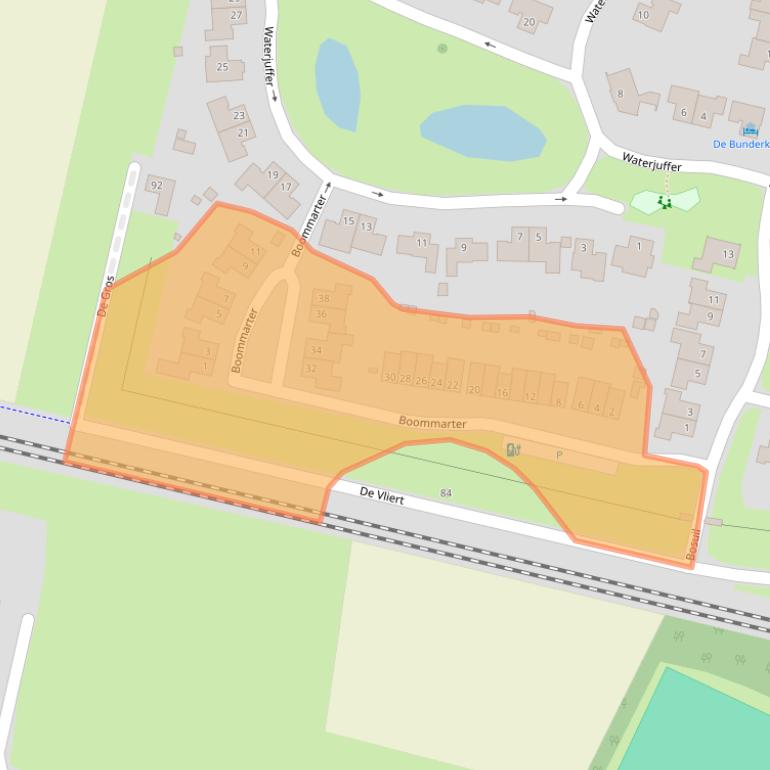 Kaart van postcodegebied 4849RN.