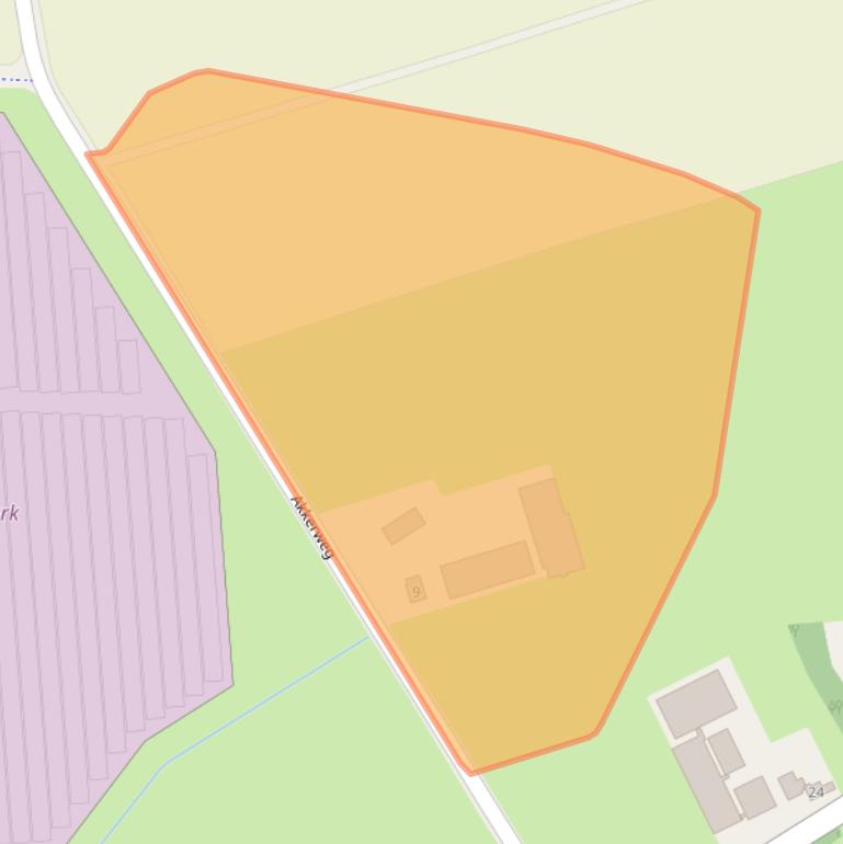 Kaart van postcodegebied 4849RZ.