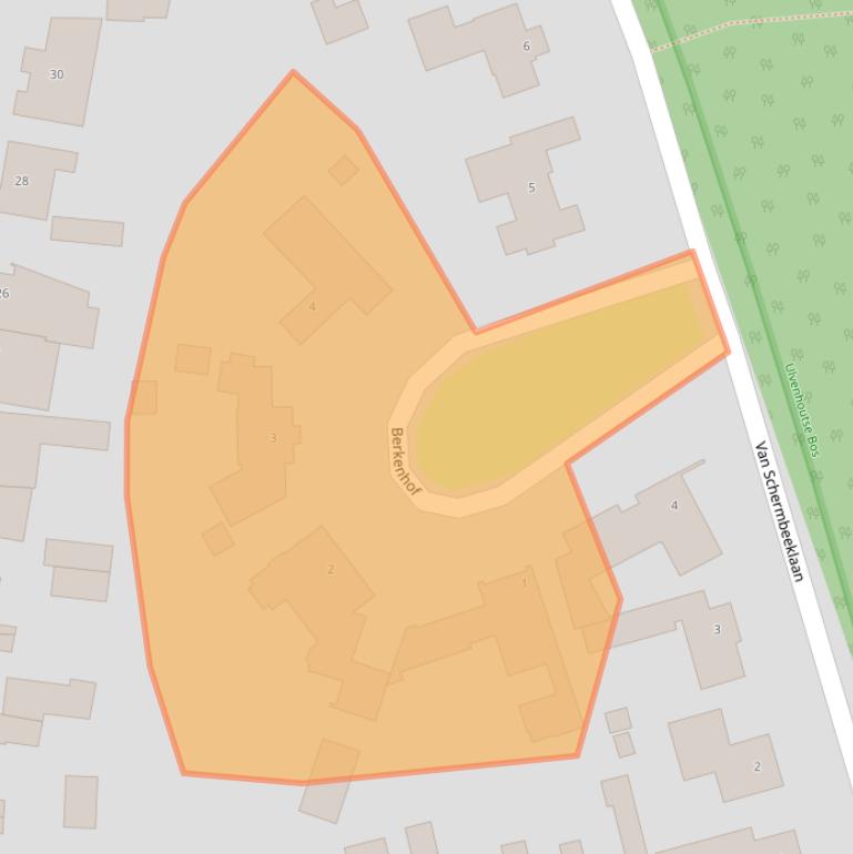 Kaart van postcodegebied 4851AW.