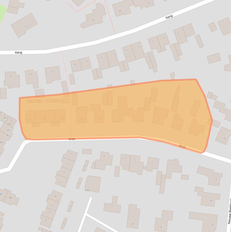 Kaart van postcodegebied 4851VR.